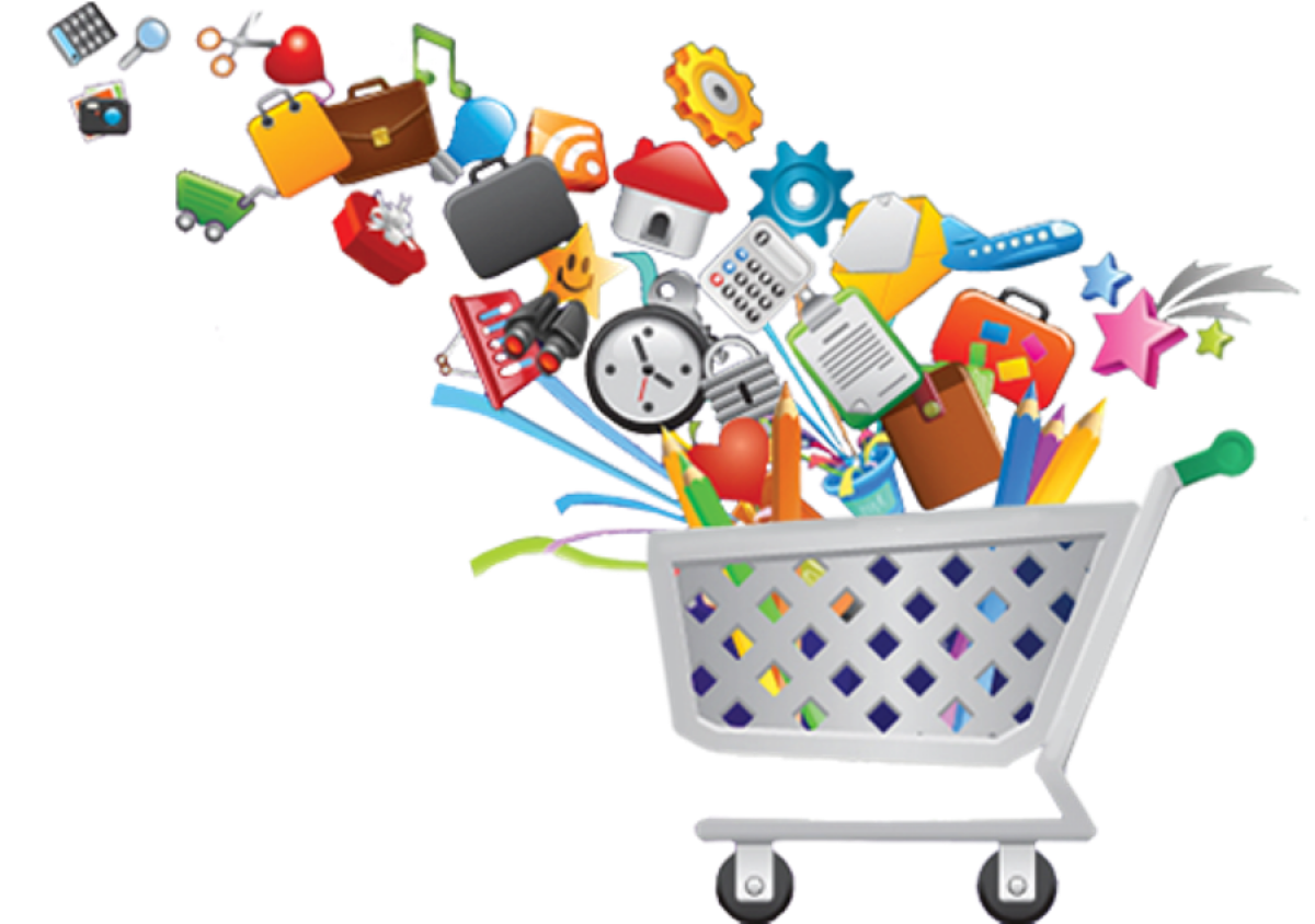 Товары и услуги иллюстрация