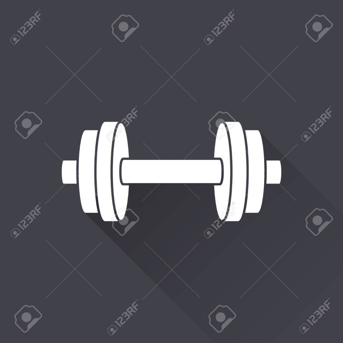 Наклейки гантелей