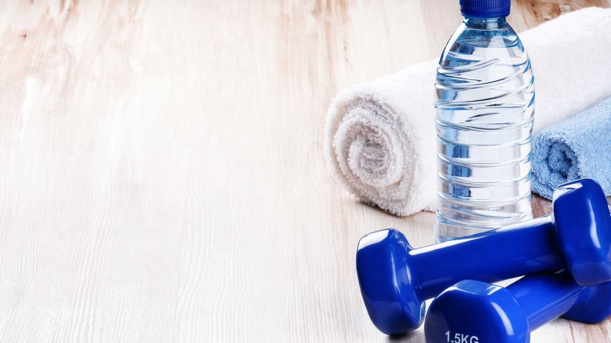 Гантели с водой