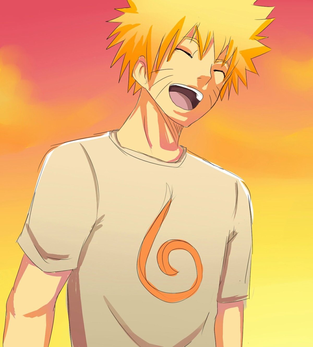 Наруто Узумаки в майке