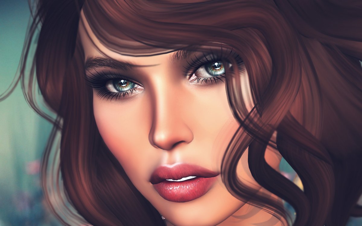 Красивые девушки компьютерная Графика