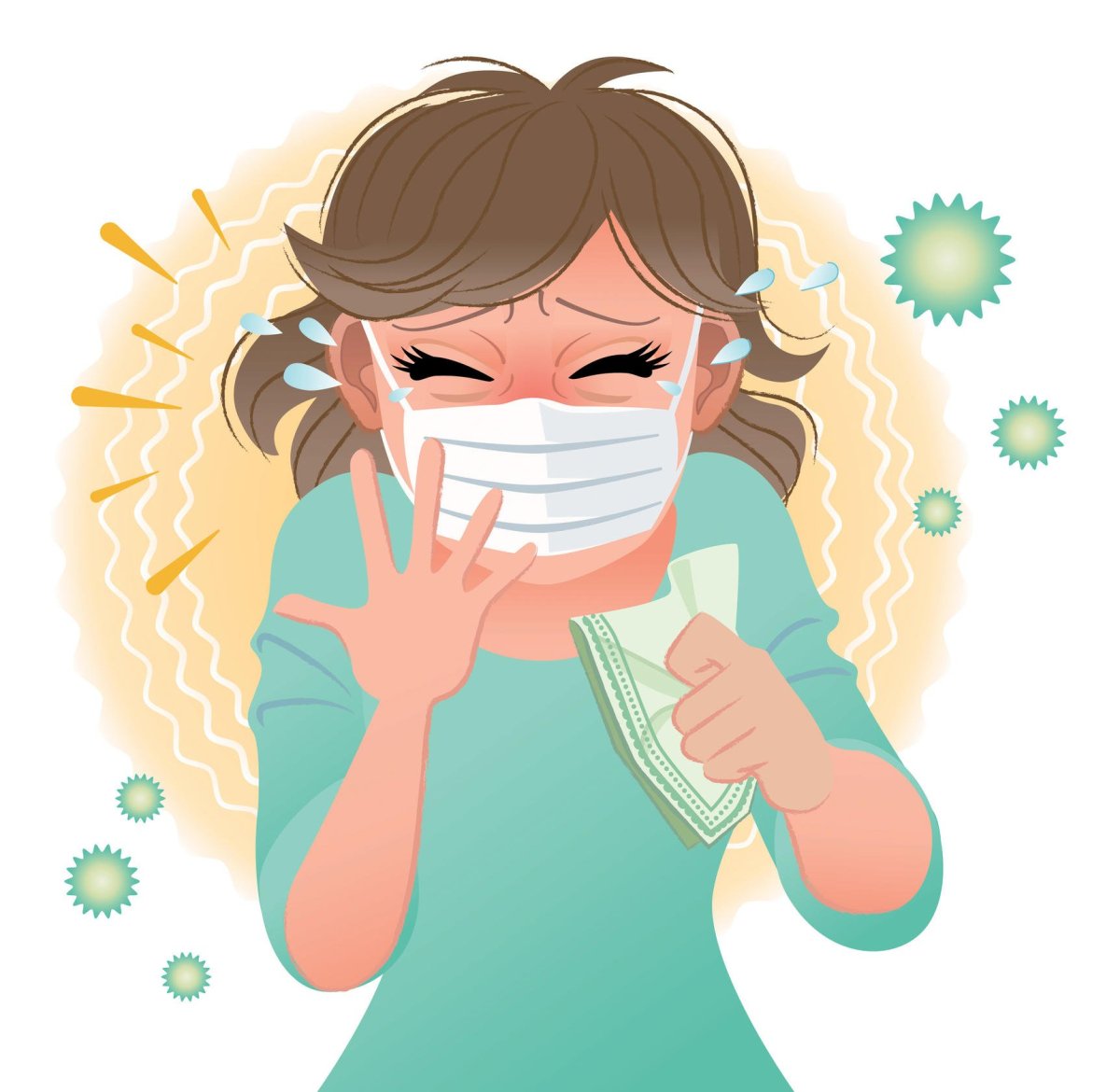 Грипп иллюстрация