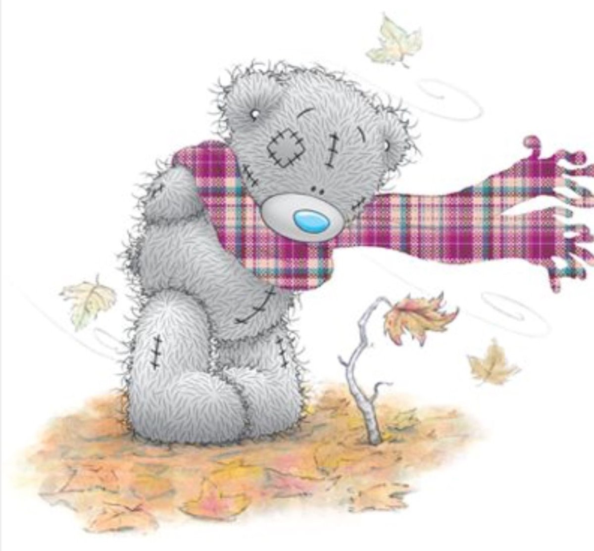 Мишка Тедди осень