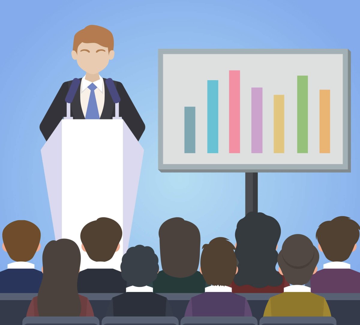 Аудитория иллюстрация