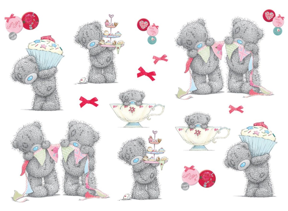 Скрапбукинг мишки Тедди