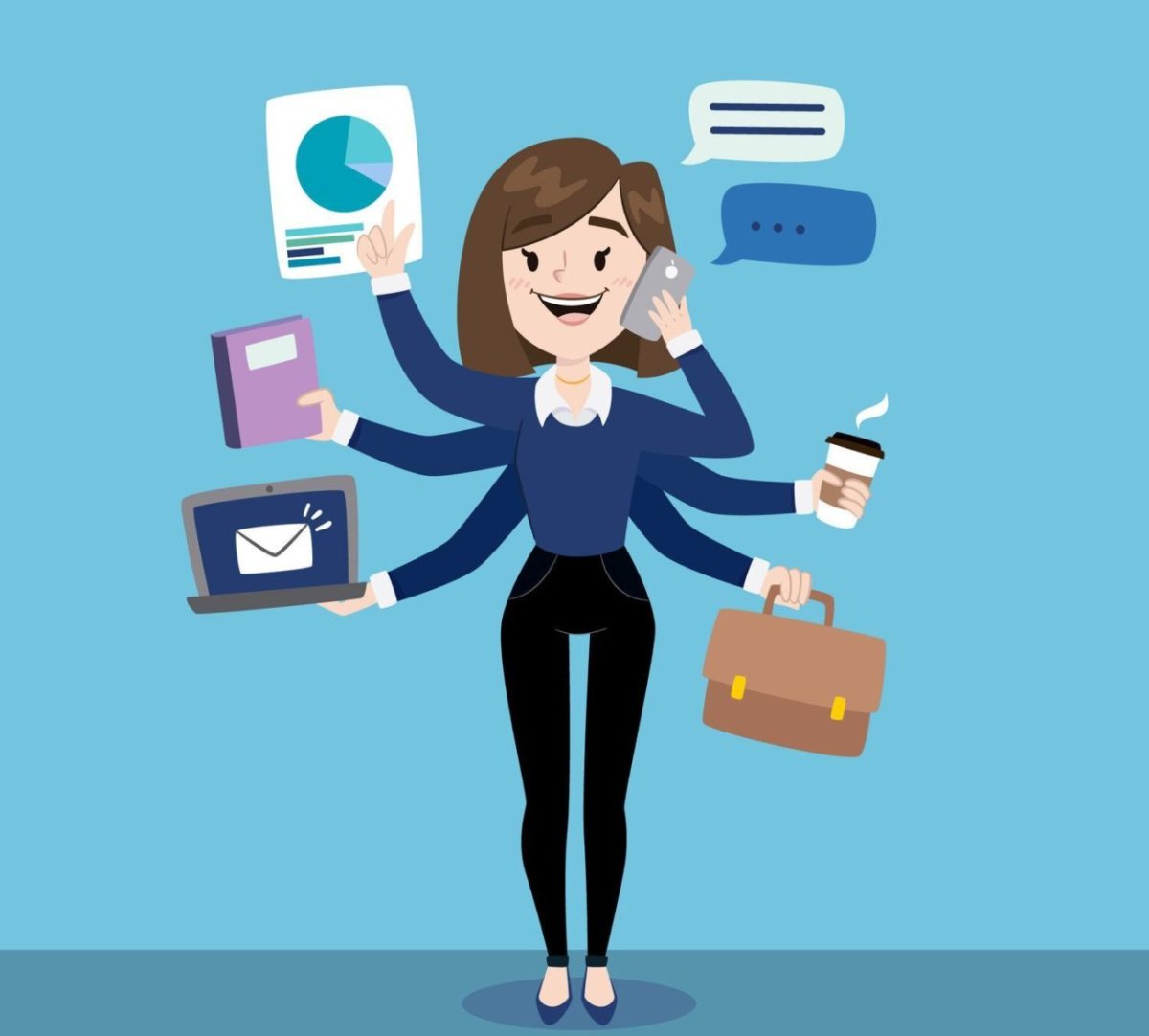 Менеджер иллюстрация