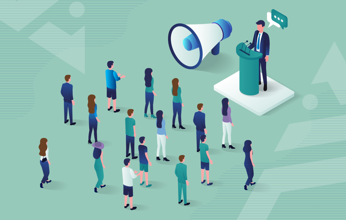 Аудитория для презентации