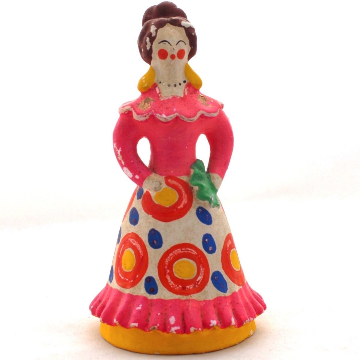 Дымковская барышня поэтапное рисование