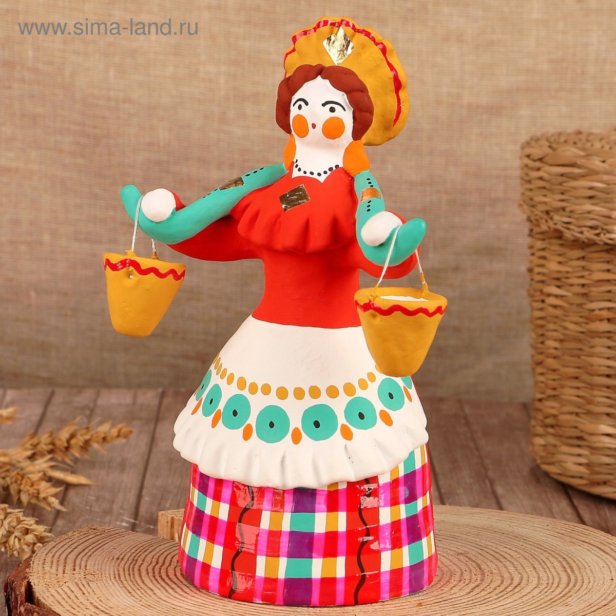 Дымковская игрушка Водоноска