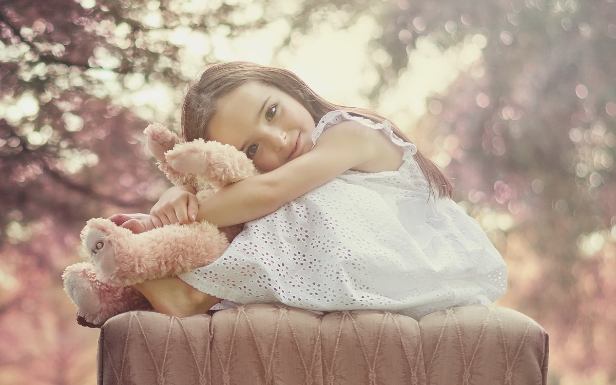 Нежность девушка счастье