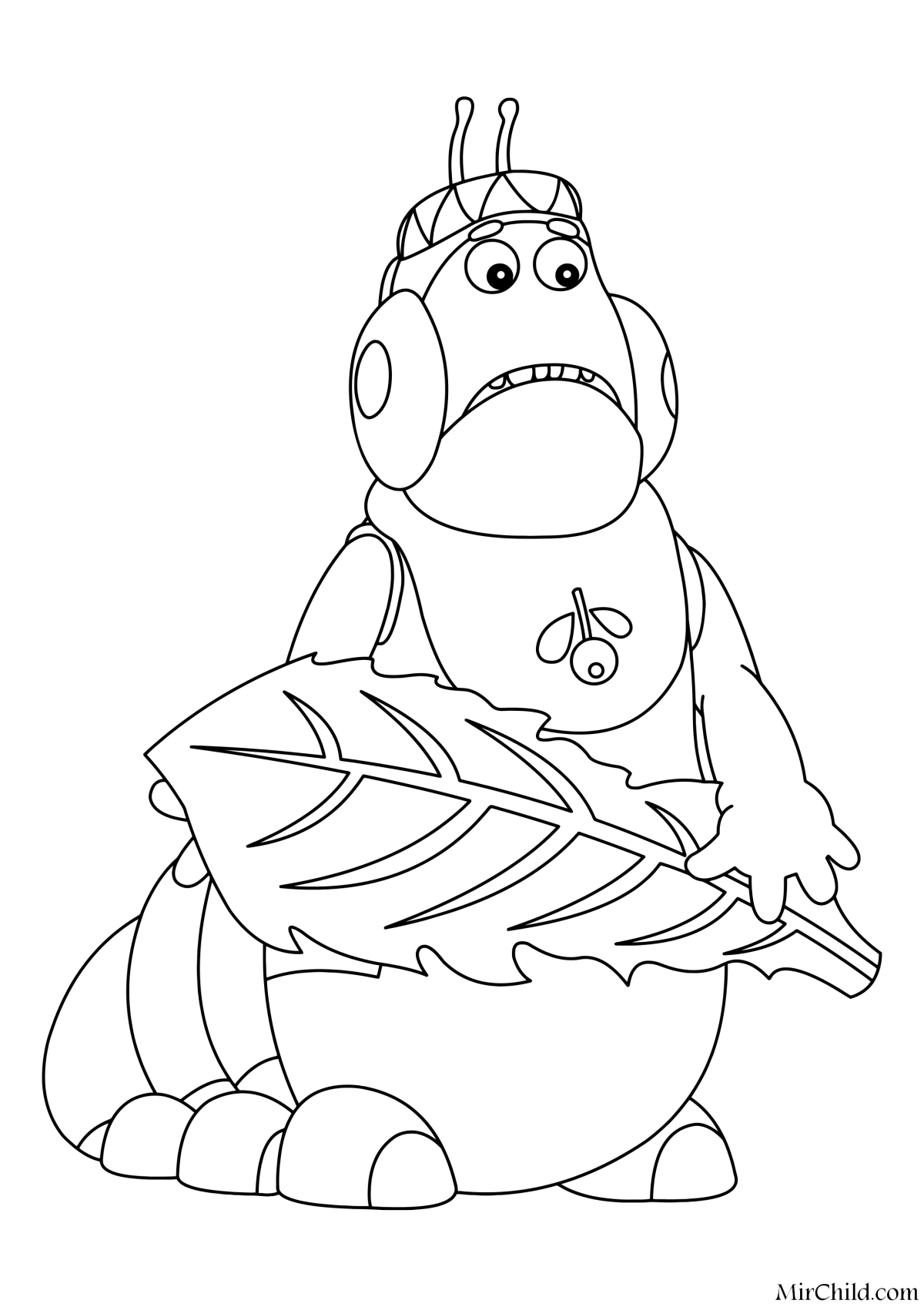 Дарина Шмидт первый рисунок Лунтика