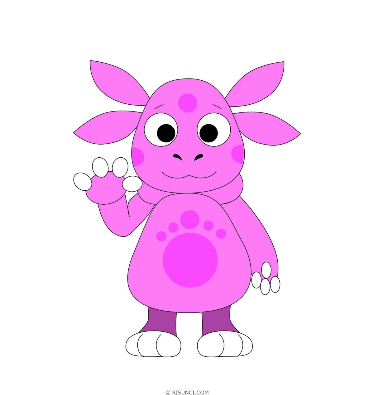 Персонажи мультфильма Лунтик