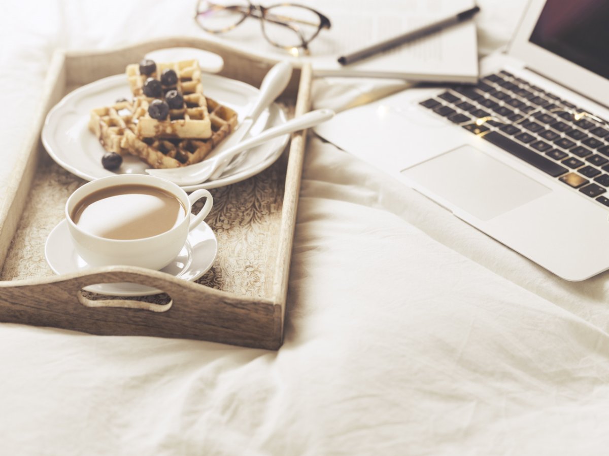 Кофе и пирожное