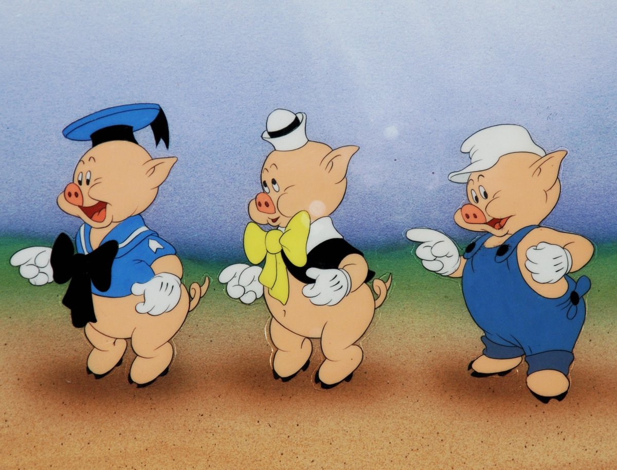 Три поросенка Уолт Дисней