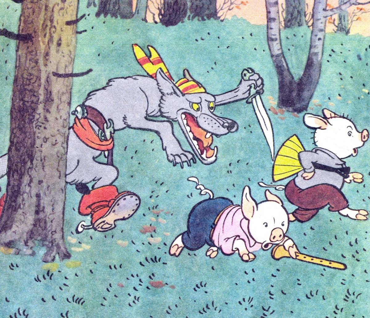 Сказка «три поросенка» (пер. с. Михалкова)