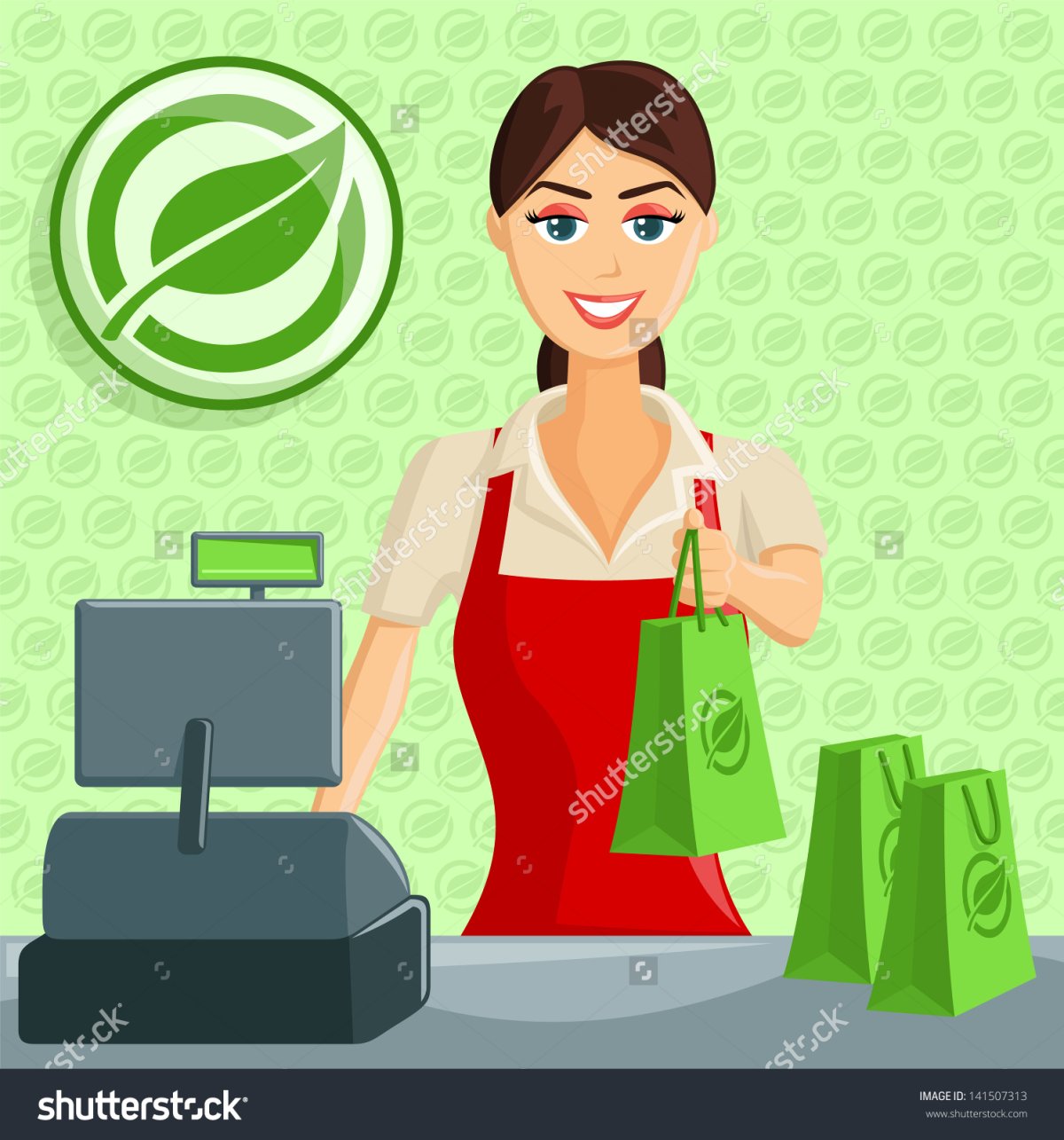 Нарисовать продавца