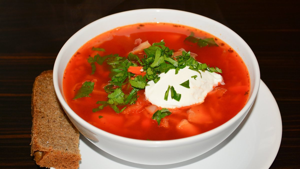 Борщ без фона