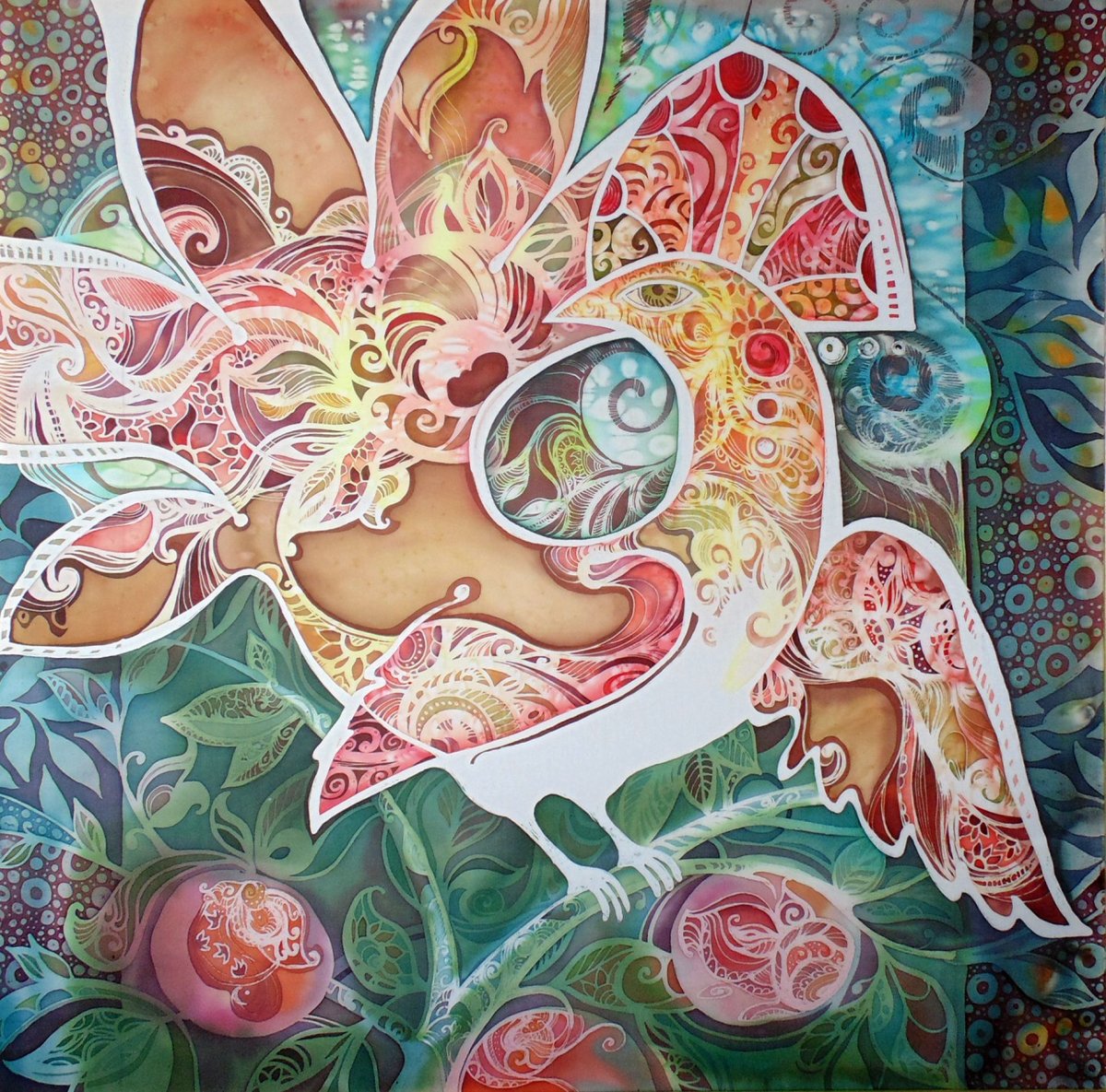 Виктор Парийский живописный батик