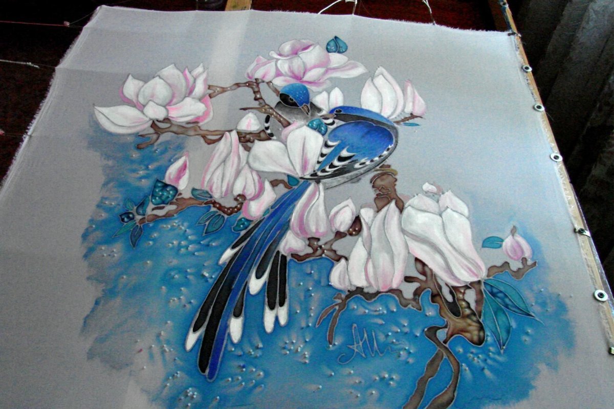 Батик роспись по шелку