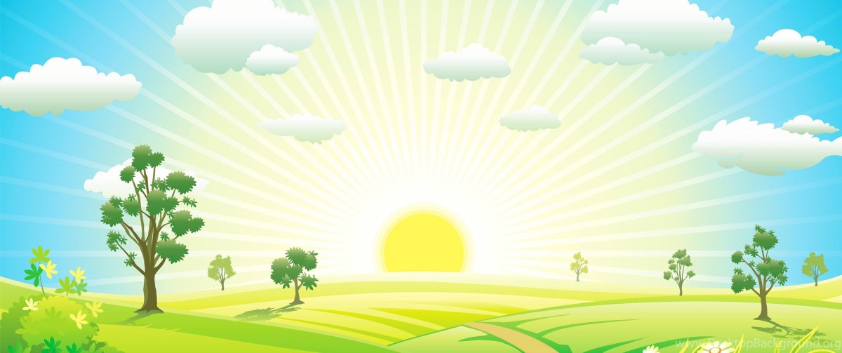 Фон мультяшный Солнечный