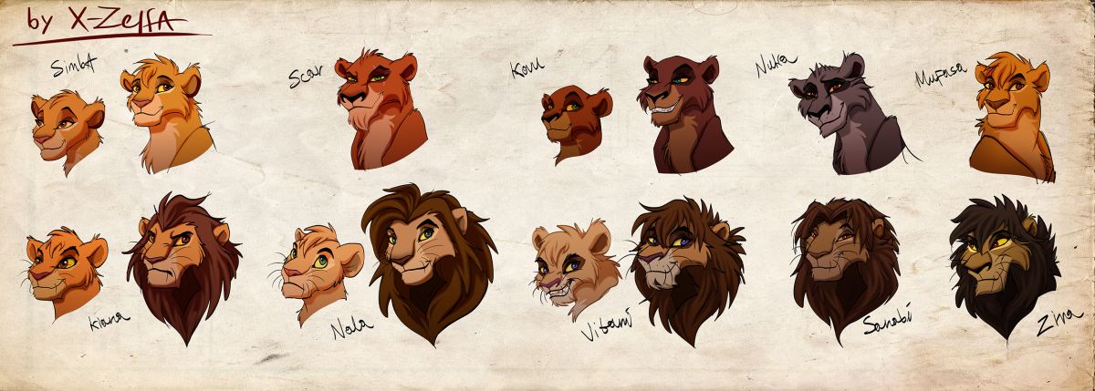 Муфаса Король Лев референс