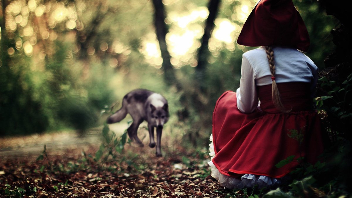 Кэтрин Гайндр красная шапочка