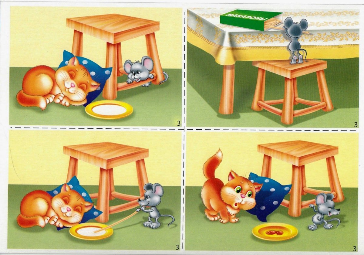 Сюжетные карточки для развития речи