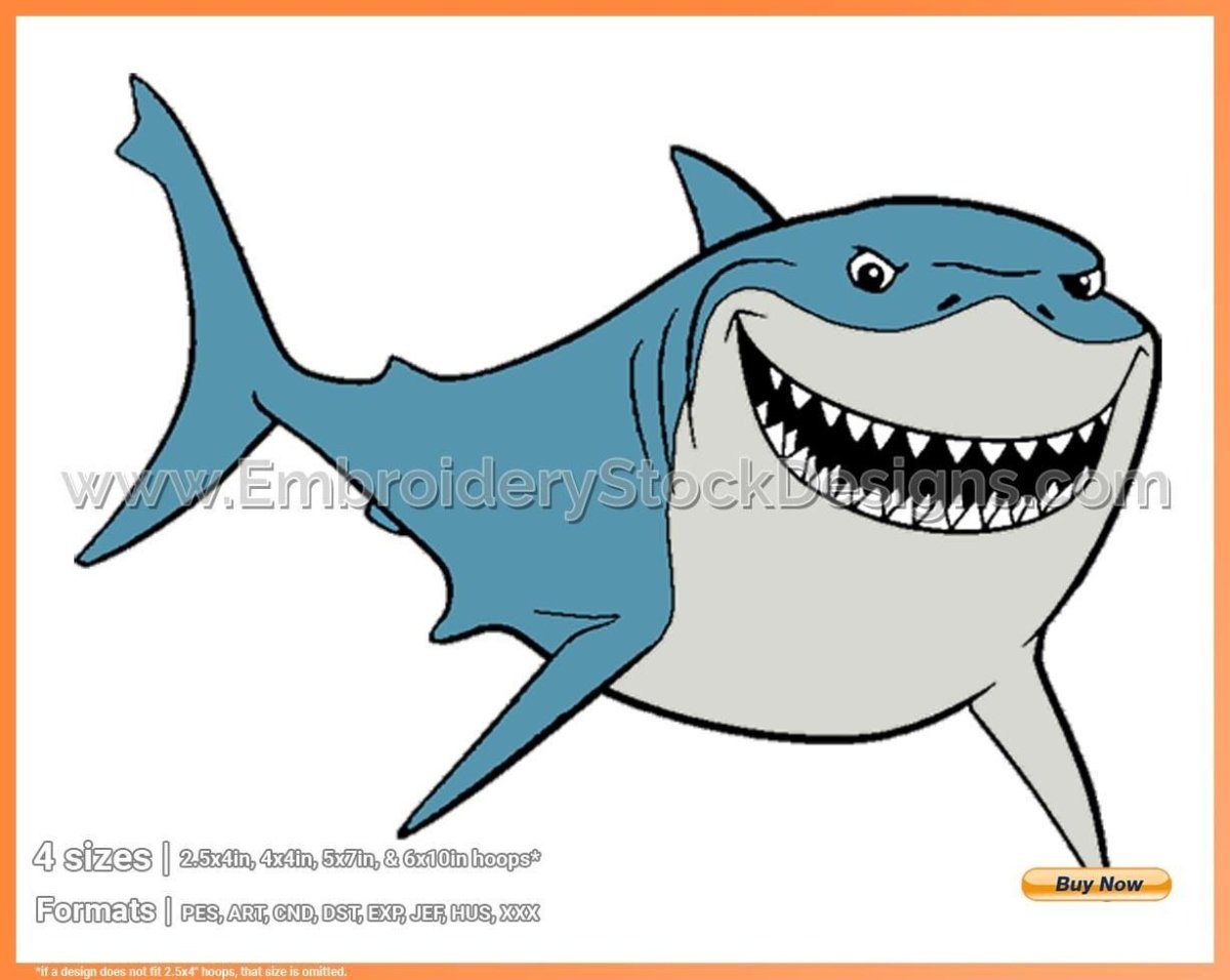 Шаблон акулы для аппликации