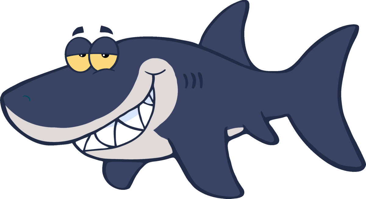 Акулы много на одном листе