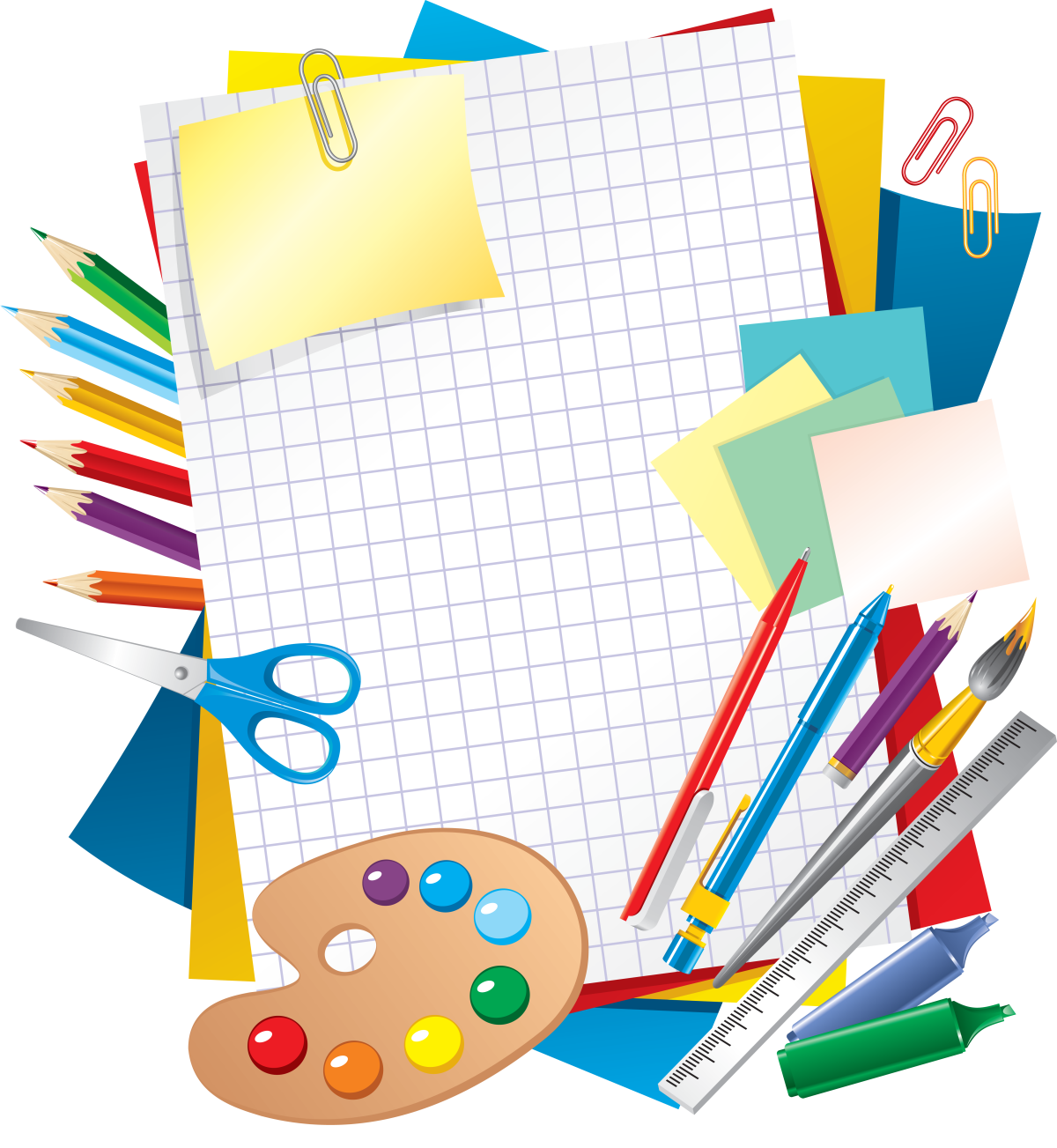 Школьные принадлежности первоклассника