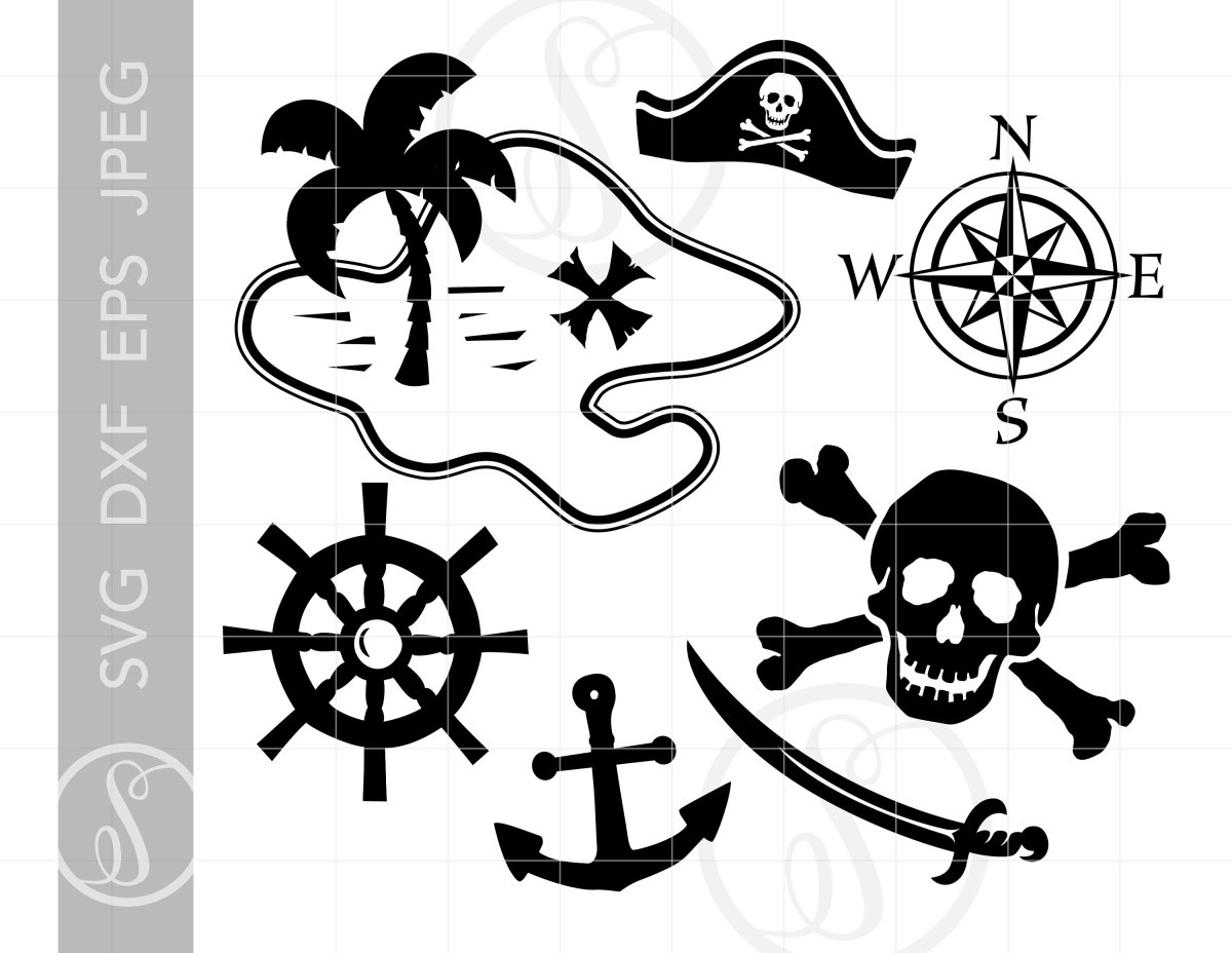 Пиратские символы для карты