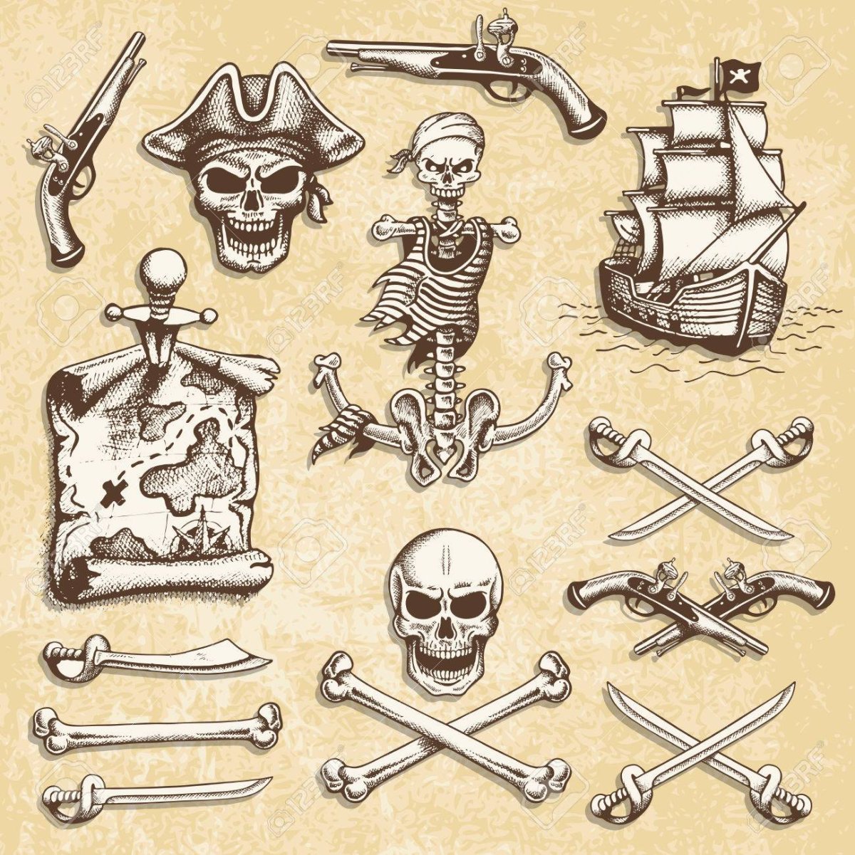 Табличка в пиратском стиле