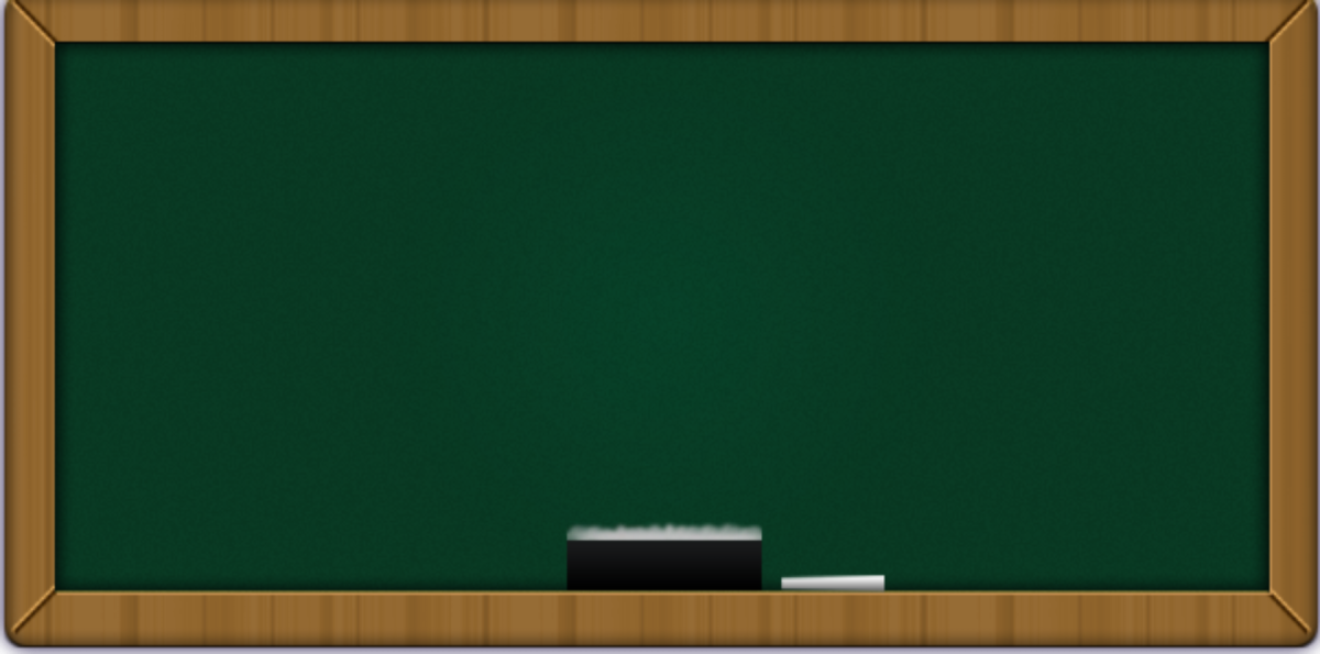 Шаблон Школьная доска