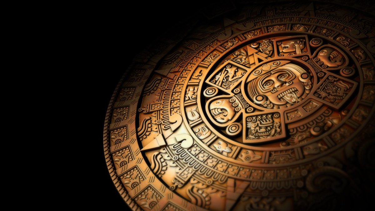 Фон цивилизация Майя ацтеков