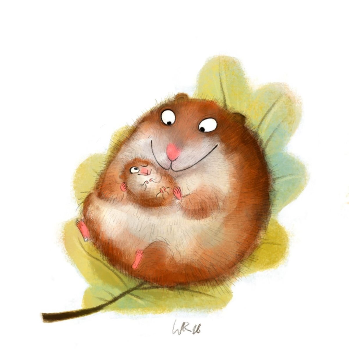 Хомяк рисунок