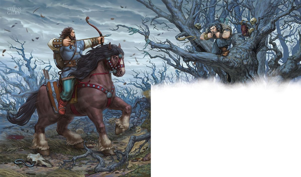 Илья Муромец и Соловей разбойник раскраска