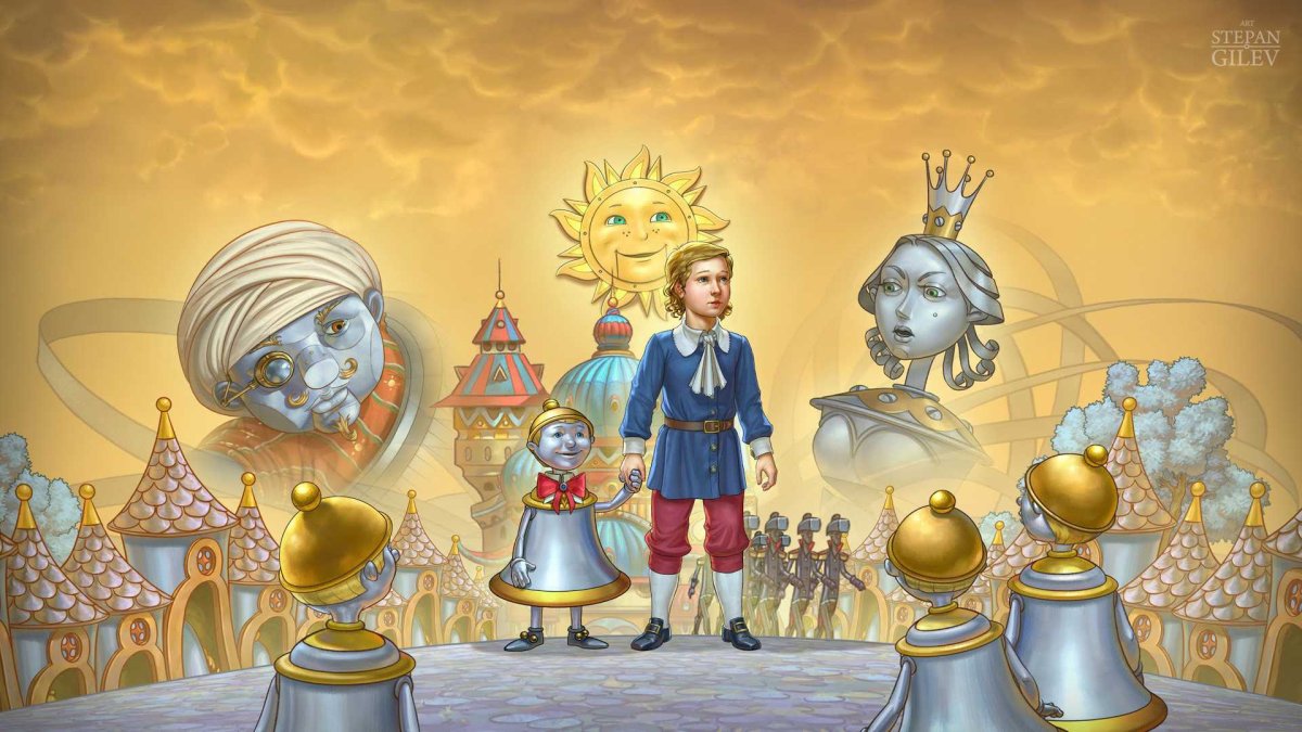 Иллюстрация к рассказу городок в табакерке 4 класс