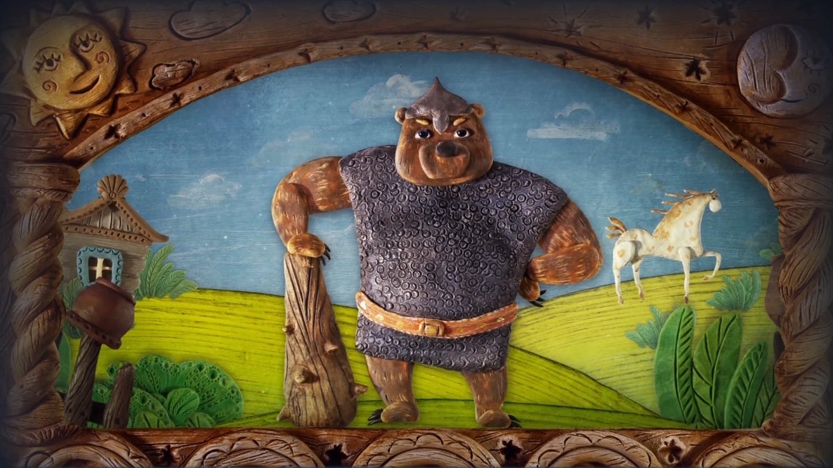 Иллюстрация к былине Илья Муромец и Святогор