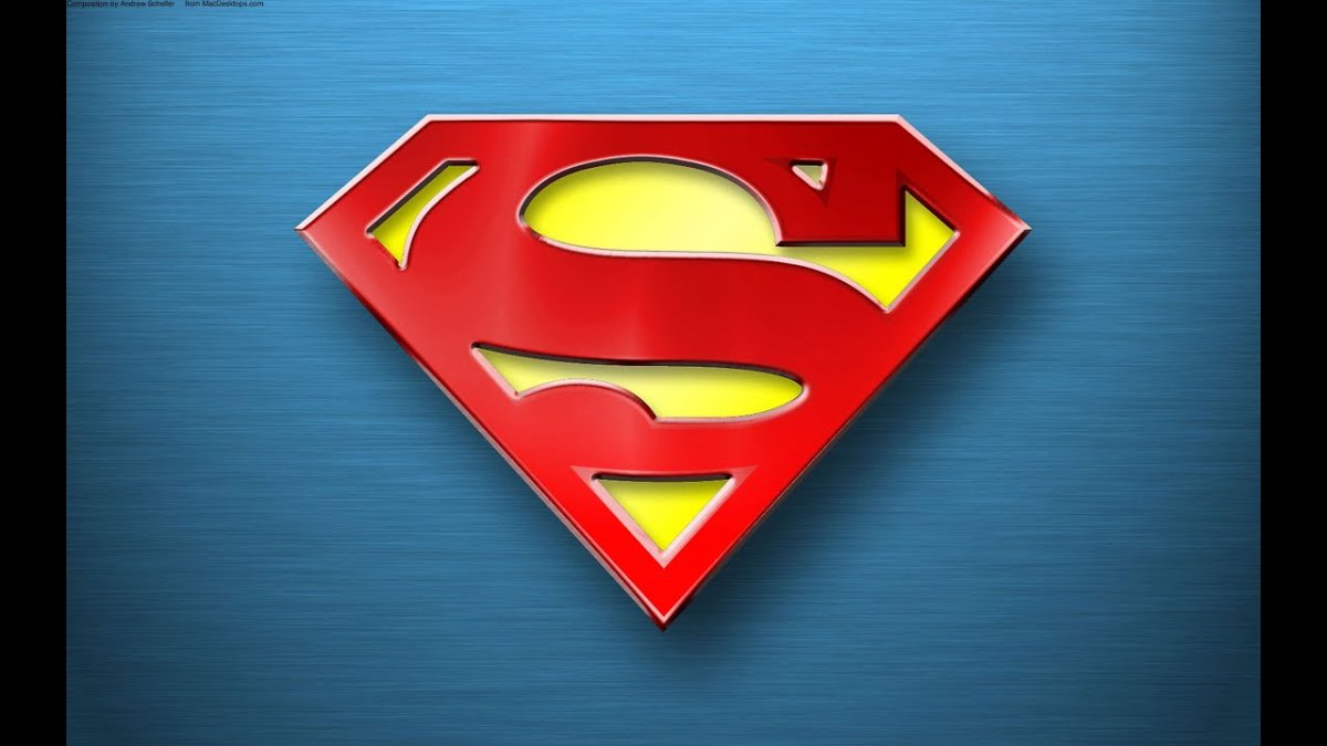 Супермен надпись