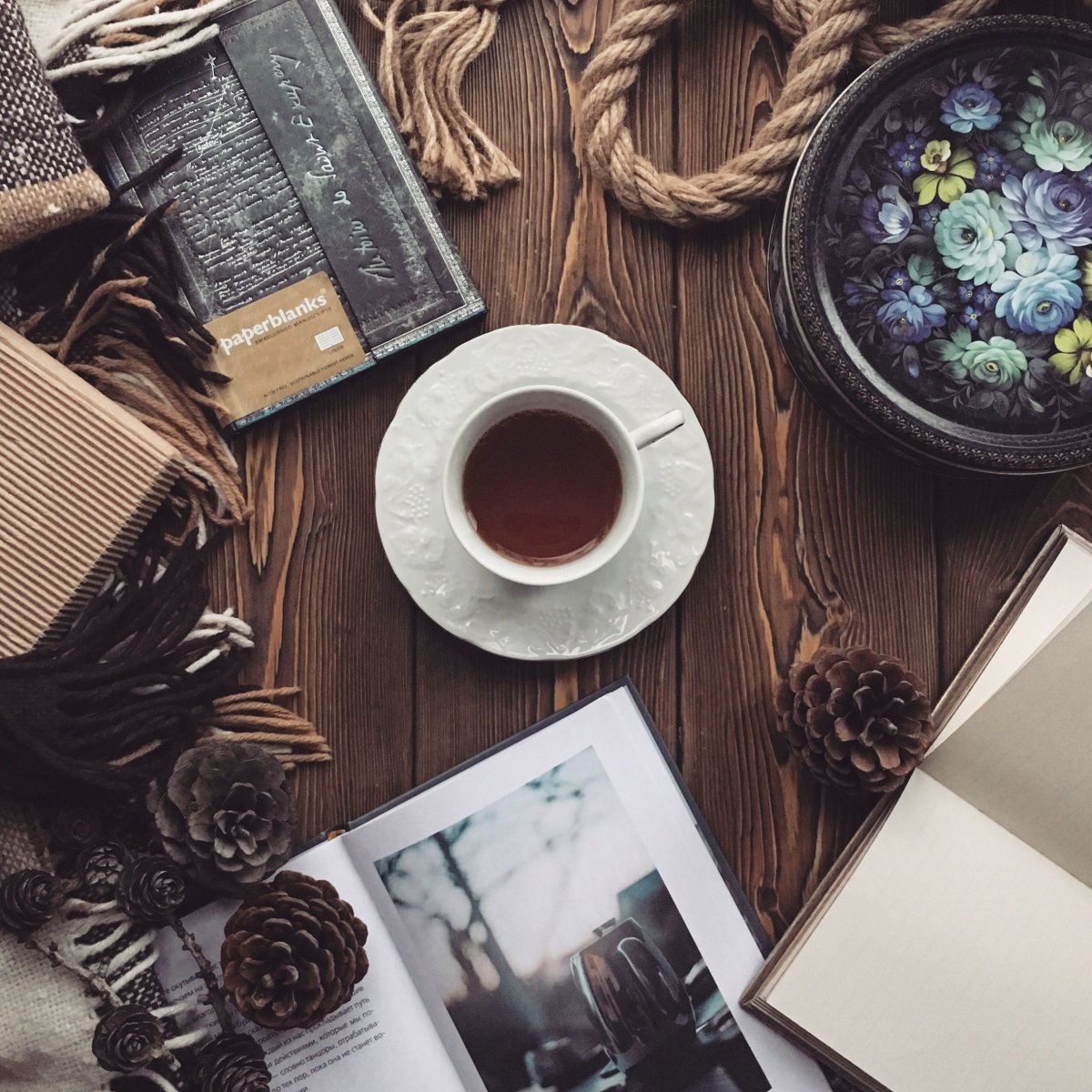 Чай для инстаграмма