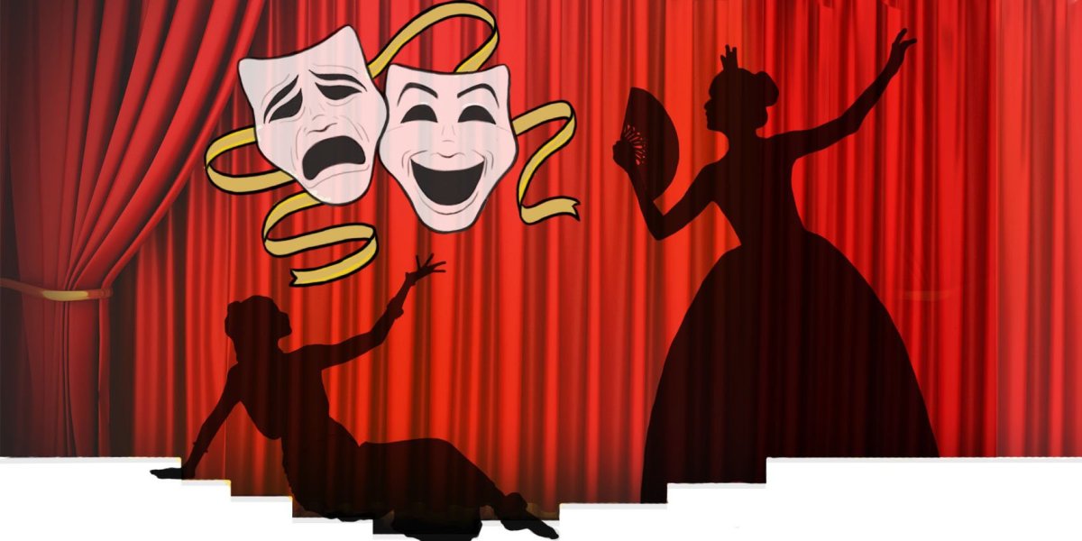 Рисунок на тему театр