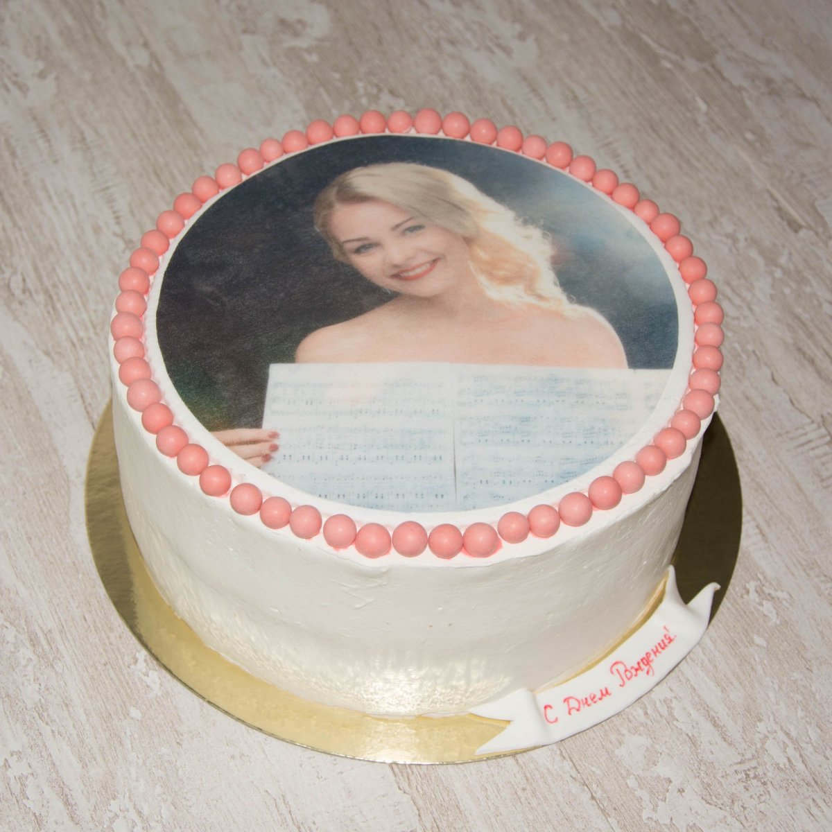 Торт с фотопечатью