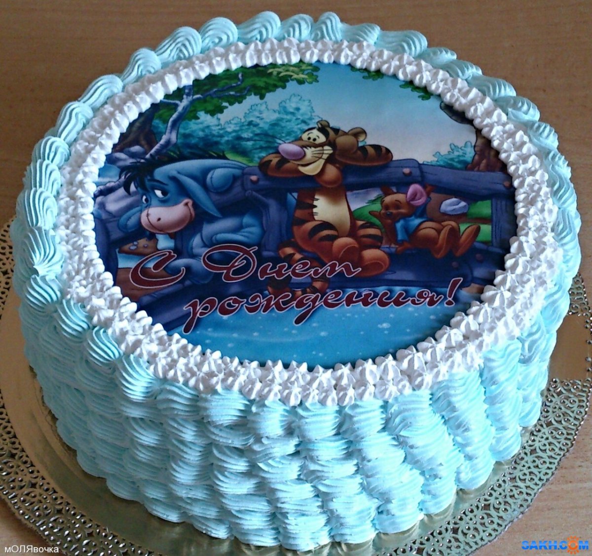 Торт с фотопечатью для мальчика