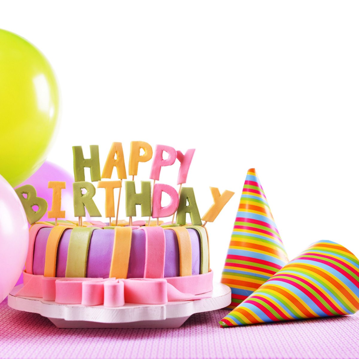 С днём рождения девочке