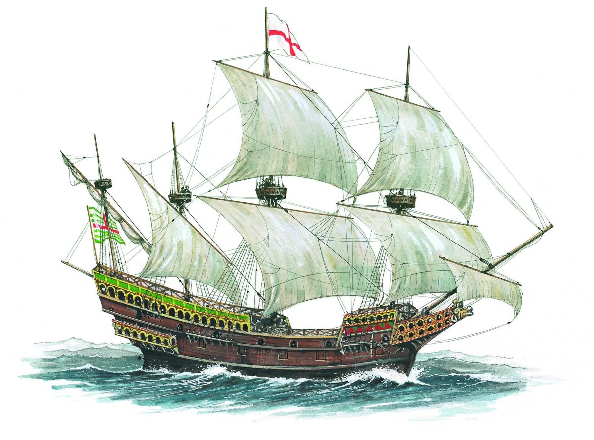 Эсминец и линкор