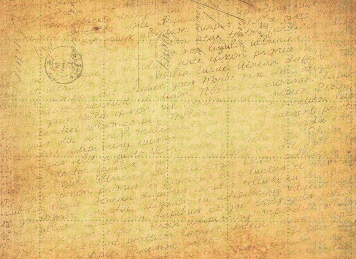 Старинное письмо фон