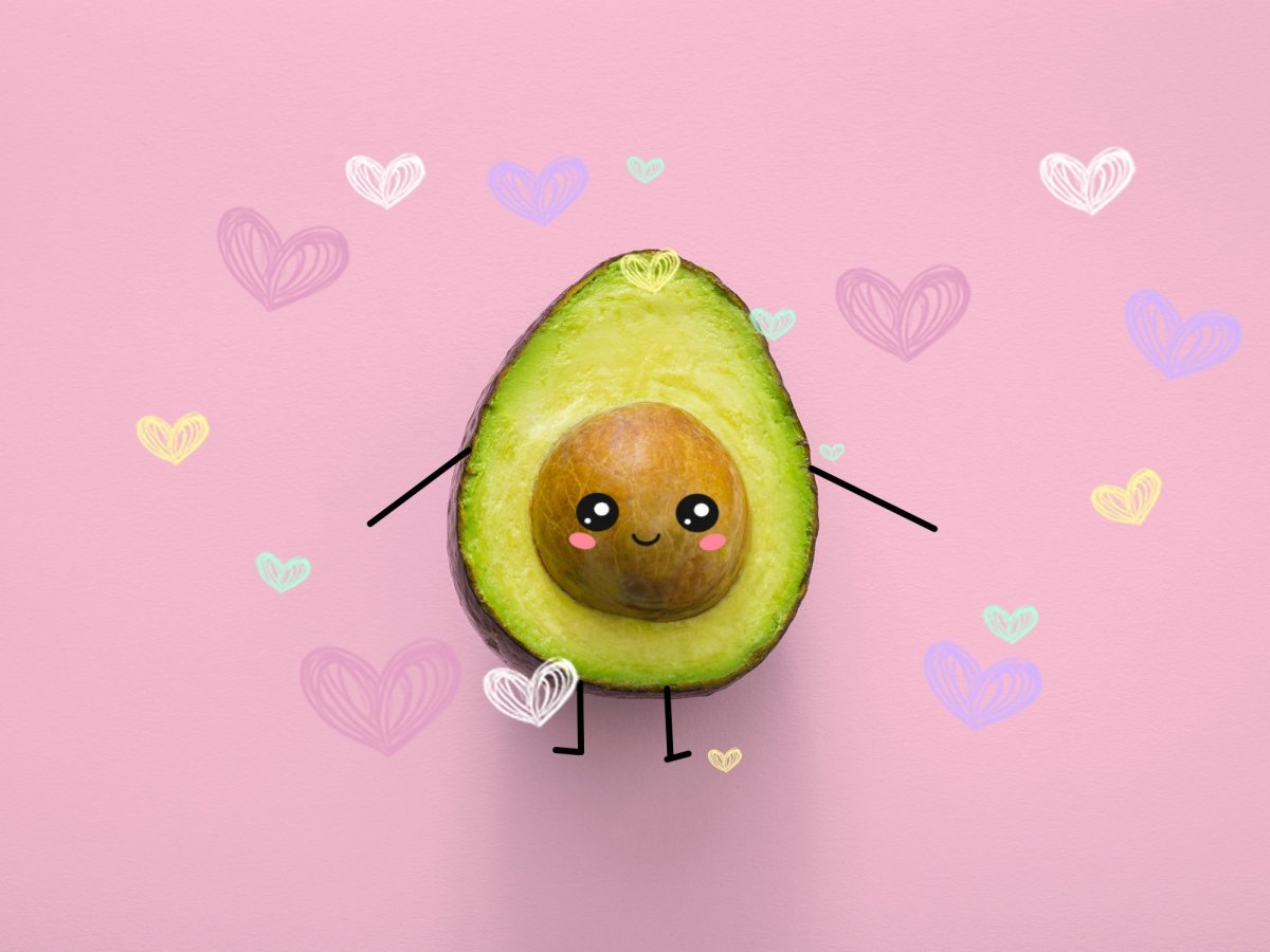 Обои с авокадо