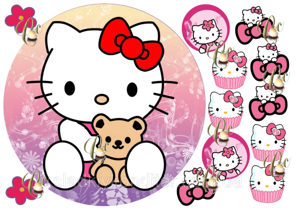 Съедобная печать Хелло Китти