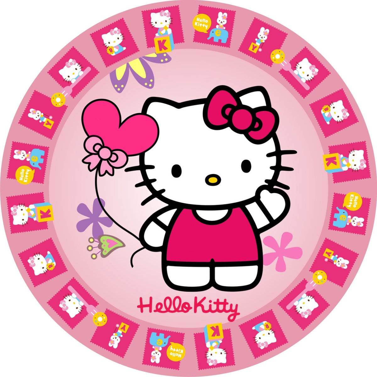 Торт hello Kitty вафельная бумага