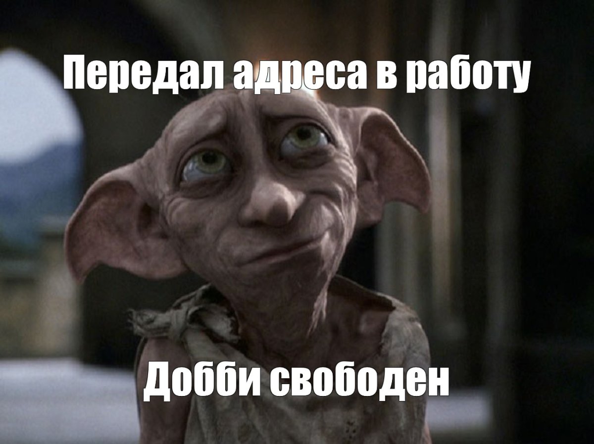 Добби свободен Мем